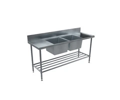 Stainless Steel Bench With Sink
