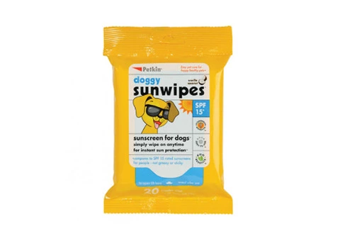 Petkin Doggy Sunwipes SPF15