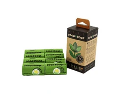 Poop Bags 120 Orange Scented Waste Bags 8 Rolls