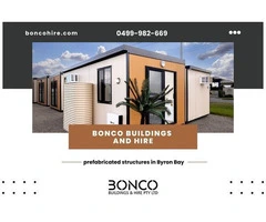 Prefabricated Structures Byron Bay – Fast, Reliable, and Affordable Solutions by Bonco Buildings