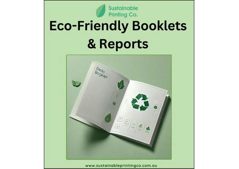 Eco-Friendly Booklets & Reports | Sustainable Printing Services