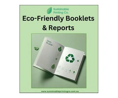 Eco-Friendly Booklets & Reports | Sustainable Printing Services