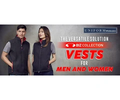 THE VERSATILE SOLUTION BIZ COLLECTION VESTS FOR MEN AND WOMEN