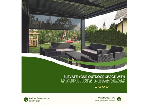 Turn Your Patio into a Paradise with Flat roof Pergola