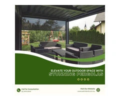 Turn Your Patio into a Paradise with Flat roof Pergola