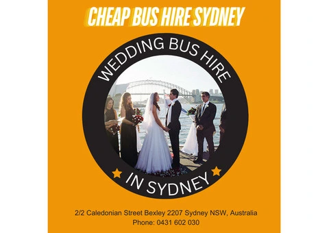 The Best Wedding Bus Hire Options in Sydney