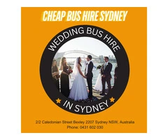 The Best Wedding Bus Hire Options in Sydney