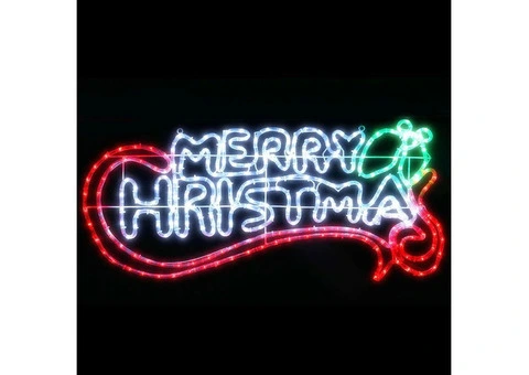 0.96M Christmas Lights Merry Christmas 288 LED Decorations Jingle Jollys