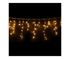 12.5M Christmas Lights Solar Icicle String Light Warm White Jingle Jollys