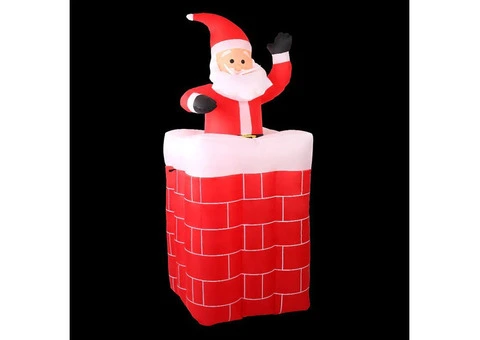 Jingle Jollys Christmas Inflatable Santa Pop Up 1.8M Illuminated Decorations