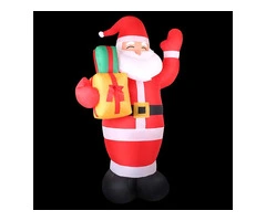 Jingle Jollys Christmas Inflatable Santa 2.4M Illuminated Decorations