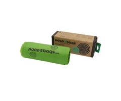 Poop Bags Green Single Bulk Roll 300 Pack