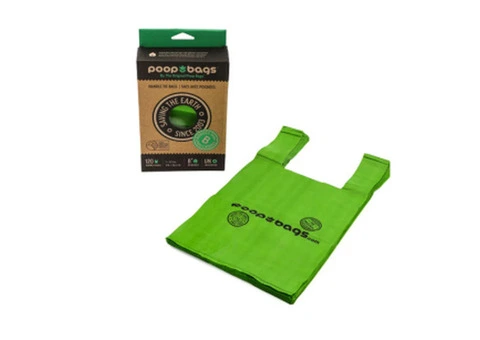 Poop Bags Handle Tie 120 Count Recycled