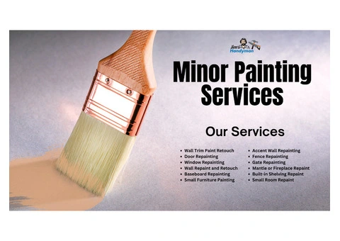 Minor Painting Services | Jim's Handyman