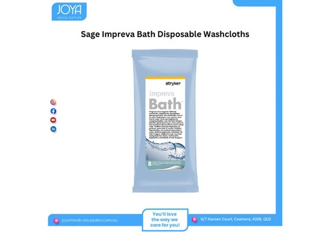 Sage Impreva Bath Disposable Washcloths | Joya Medical Supplies