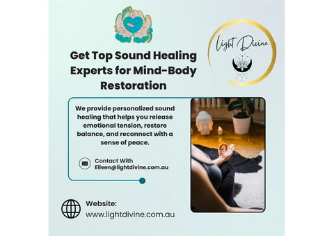Get Top Sound Healing Experts for Mind-Body Restoration