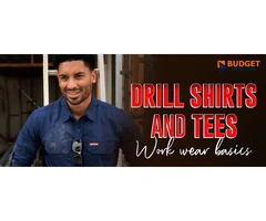 DRILL SHIRTS AND TEES EVERYDAY WORK WEAR BASICS