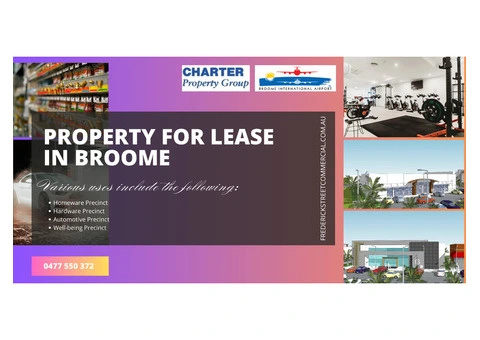Property for Lease in Broome | Frederick Street Commercial