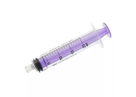 Medicina 20ml Purple Single Use ENFit Syringe - Joya Medical Supplies