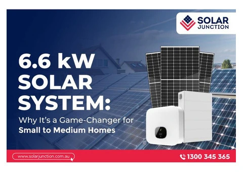 6.6 kW Solar System: Affordable, Efficient Energy Solution