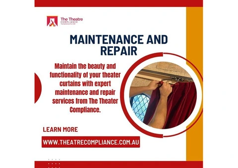 Expert Maintenance & Repair for Stage Curtains