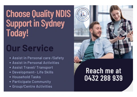 Choose Quality NDIS Support in Sydney Today!