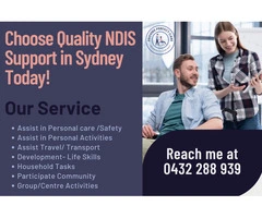 Choose Quality NDIS Support in Sydney Today!