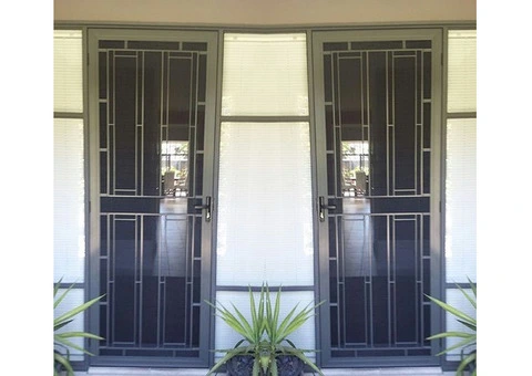 Premium Aluminium Doors with Colonial Detailing for Extra Security