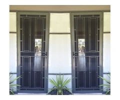 Premium Aluminium Doors with Colonial Detailing for Extra Security