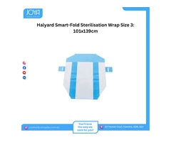 Halyard Smart-Fold Sterilisation Wrap 101cmX119cm | Australia