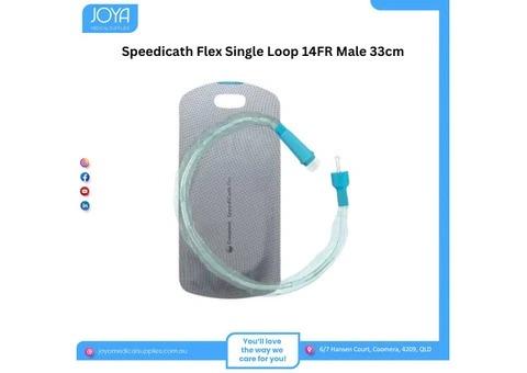 Speedicath Flex Single Loop 14FR Male 33cm | Joya Medical Supplies