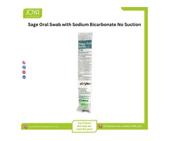 Sage Oral Swab with Sodium Bicarbonate No Suction - Joya Medical Supplies