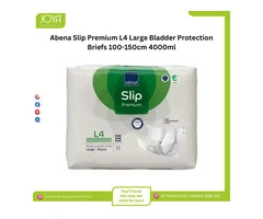 Abena Slip Premium L4 Large Bladder Protection Briefs 100-150cm 4000ml | Joya Medical Supplies