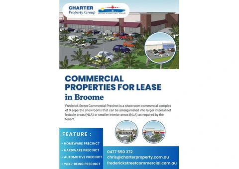 Commercial Properties for Lease in Broome | Frederick Street Commercial