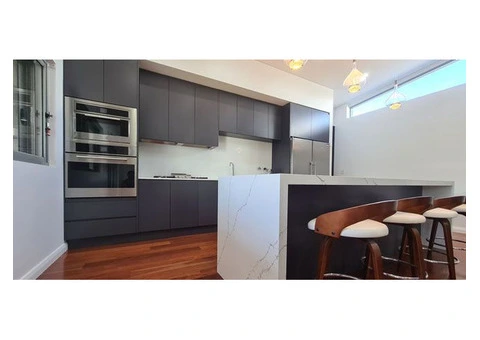 Timber kitchen looking so dull?  Resurfacing for a fresh look is the solution!