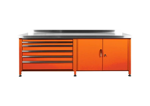 Organise Your Garage with a Tool Cabinet Workbench