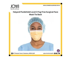 Halyard Fluidshield Level 3 Fog-Free Surgical Face Mask Tie Back | Australia