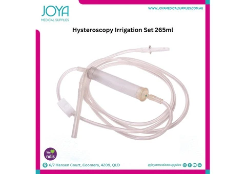 Hysteroscopy Irrigation Set 265ml | Australia - Joya Medical Supplies