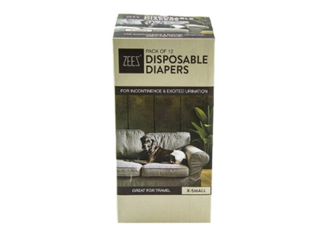 Zeez Disposable Diapers for Dogs