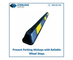 Prevent Parking Mishaps with Reliable Wheel Stops