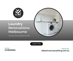 Expert Laundry Renovations in Melbourne – All Bathrooms and Tiling