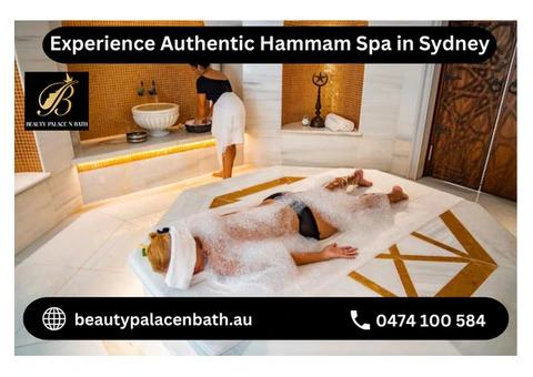Experience Authentic Hammam Spa in Sydney