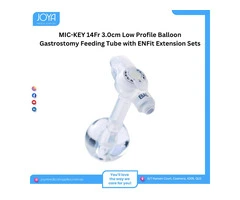 MIC-KEY 14Fr 3.0cm Low Profile Balloon Gastrostomy Feeding Tube with ENFit Extension Sets