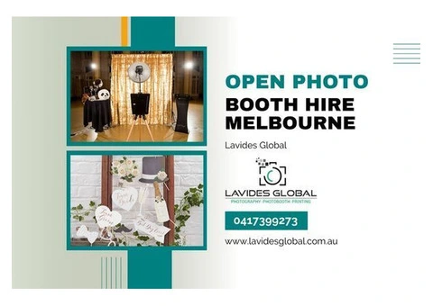 Open Photo Booth Hire Melbourne – Capture Every Moment with Style!