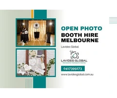 Open Photo Booth Hire Melbourne – Capture Every Moment with Style!