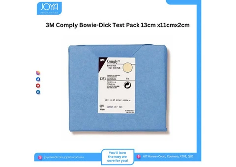 3M Comply Bowie-Dick Test Pack 13cmx11cmx2cm - Joya Medical Supplies