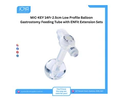 MIC-KEY 14Fr 2.5cm Low Profile Balloon Gastrostomy Feeding Tube with ENFit Extension Sets