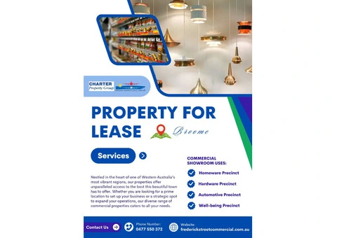 Property for Lease in Broome | Frederick Street Commercial