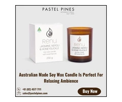 Australian Made Soy Wax Candle Is Perfect For Relaxing Ambience