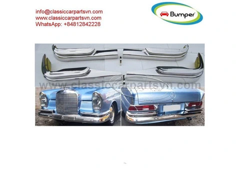 Mercedes W111 W112 Fintail Saloon bumpers - 2/2
